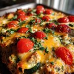 High Protein Chicken Zucchini Bake Recipe for Easy Dinners