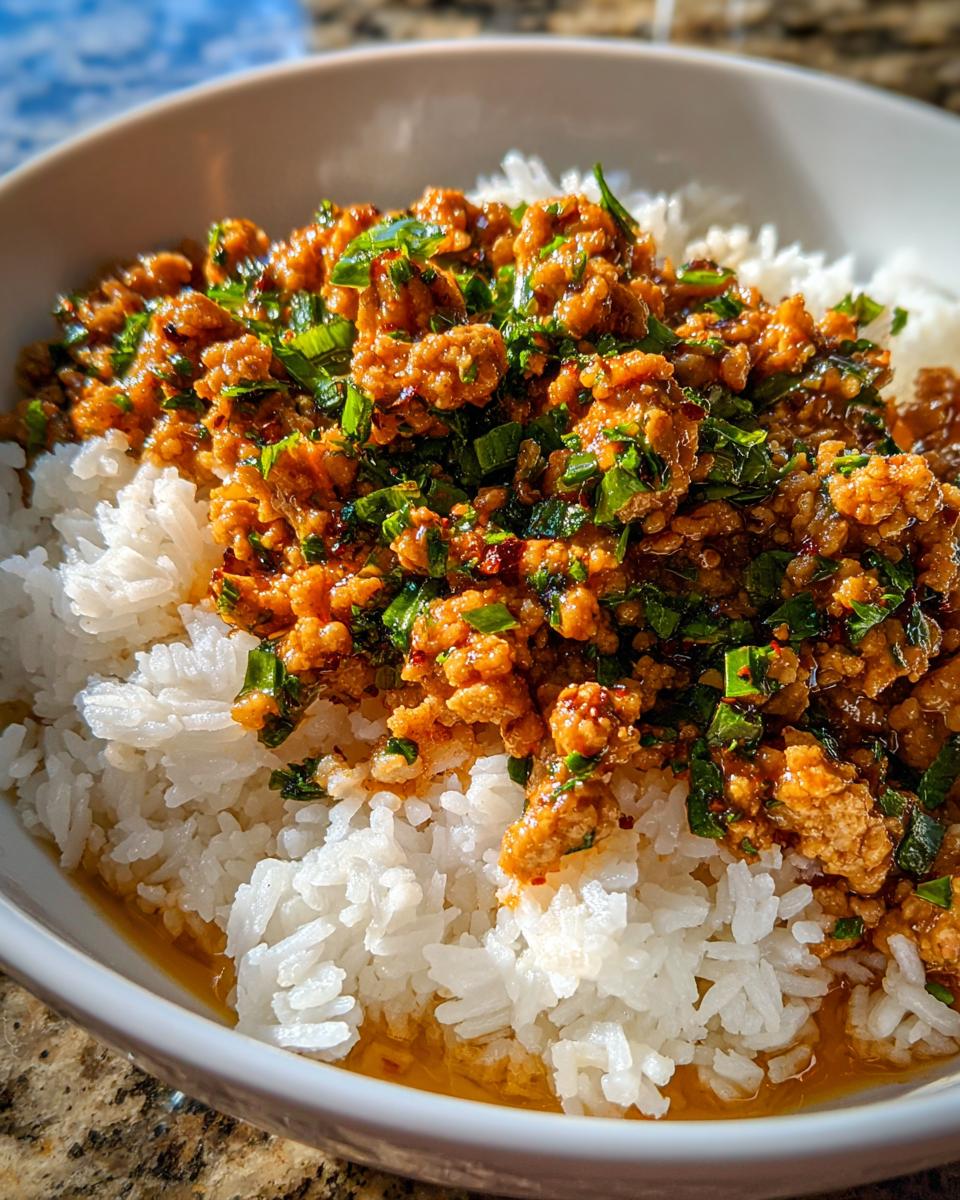 Honey Garlic Ground Turkey Recipe - detail 1