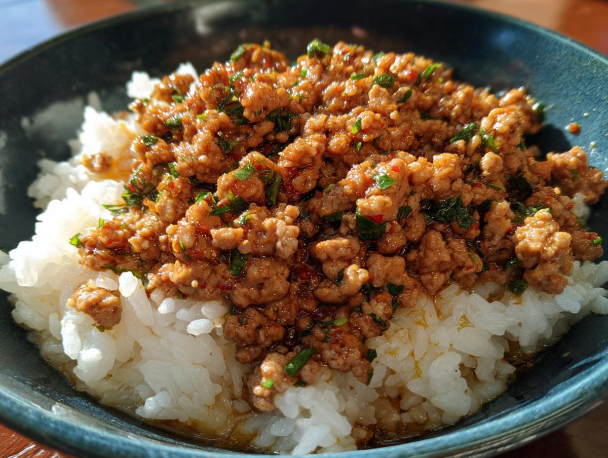 Honey Garlic Ground Turkey Recipe - detail 3