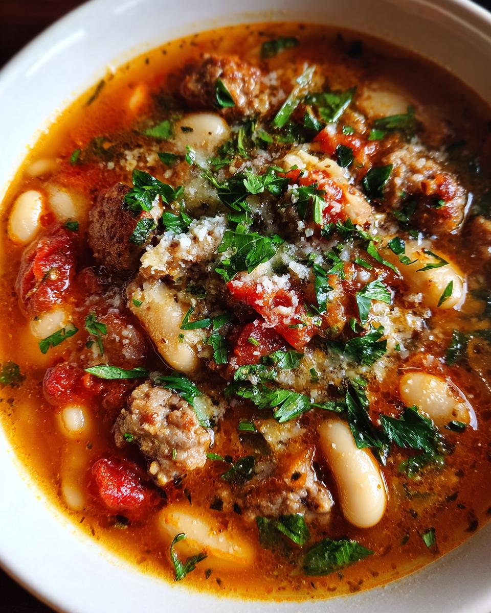 Italian Sausage White Bean Soup - detail 1