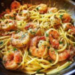 Lemon Garlic Shrimp Scampi Bake (Family Pan)