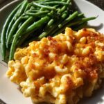 Mac & Cheese + Green Beans Winter Plate