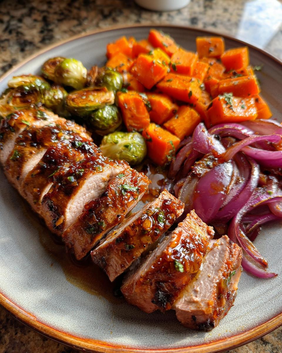 Maple Dijon Pork Tenderloin & Roasted Veg - detail 2