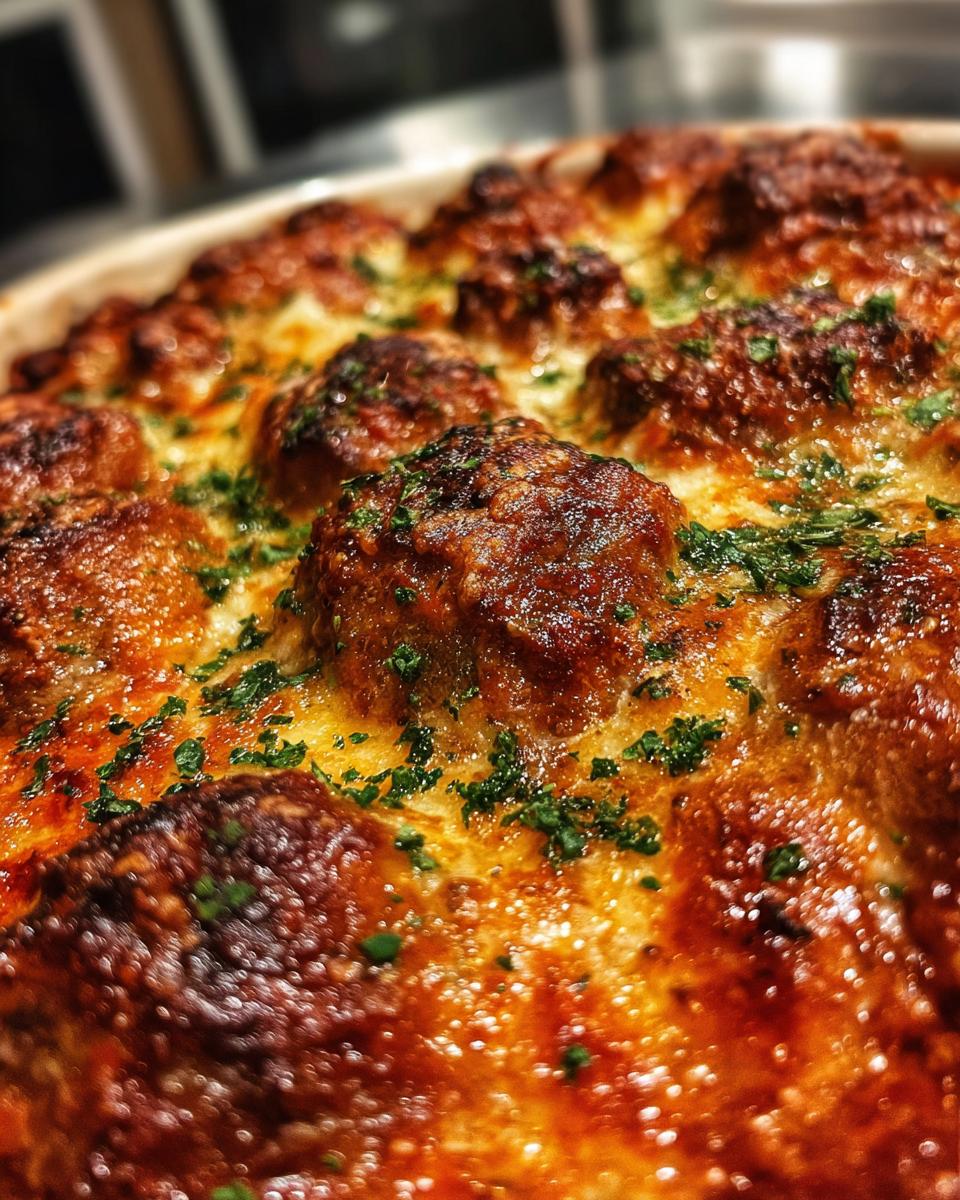 Meatball Parmesan Bake (5 Ingredients) - detail 1