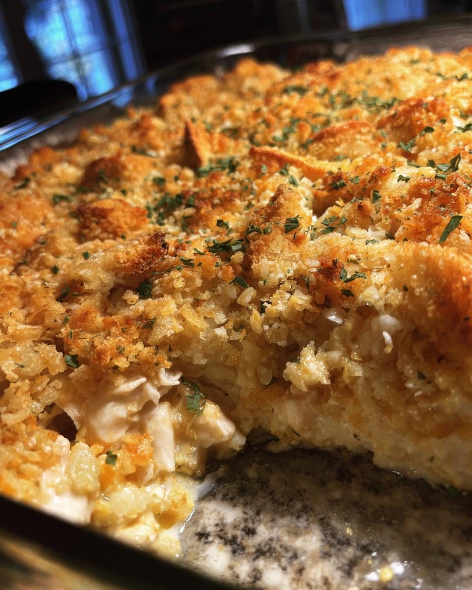 Million Dollar Chicken Casserole (Ritz Topping) - detail 1