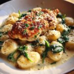 One-Pan Creamy Garlic Chicken & Gnocchi
