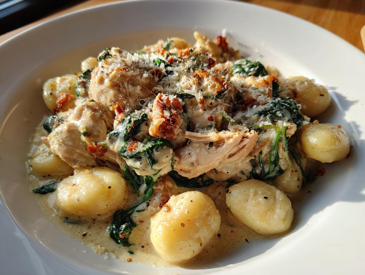 One-Pan Creamy Garlic Chicken & Gnocchi - detail 2