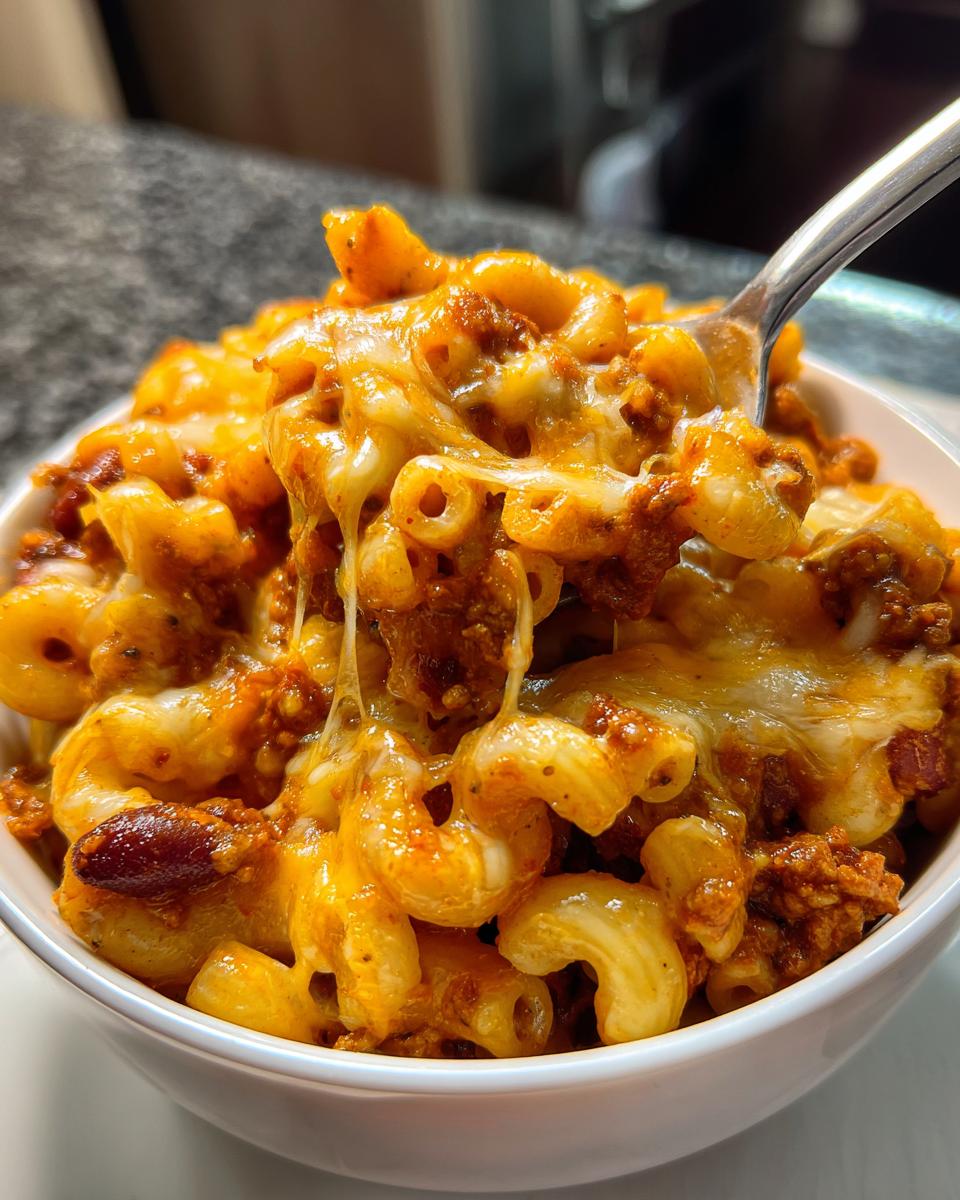 One-Pot Chili Mac and Cheese - detail 1
