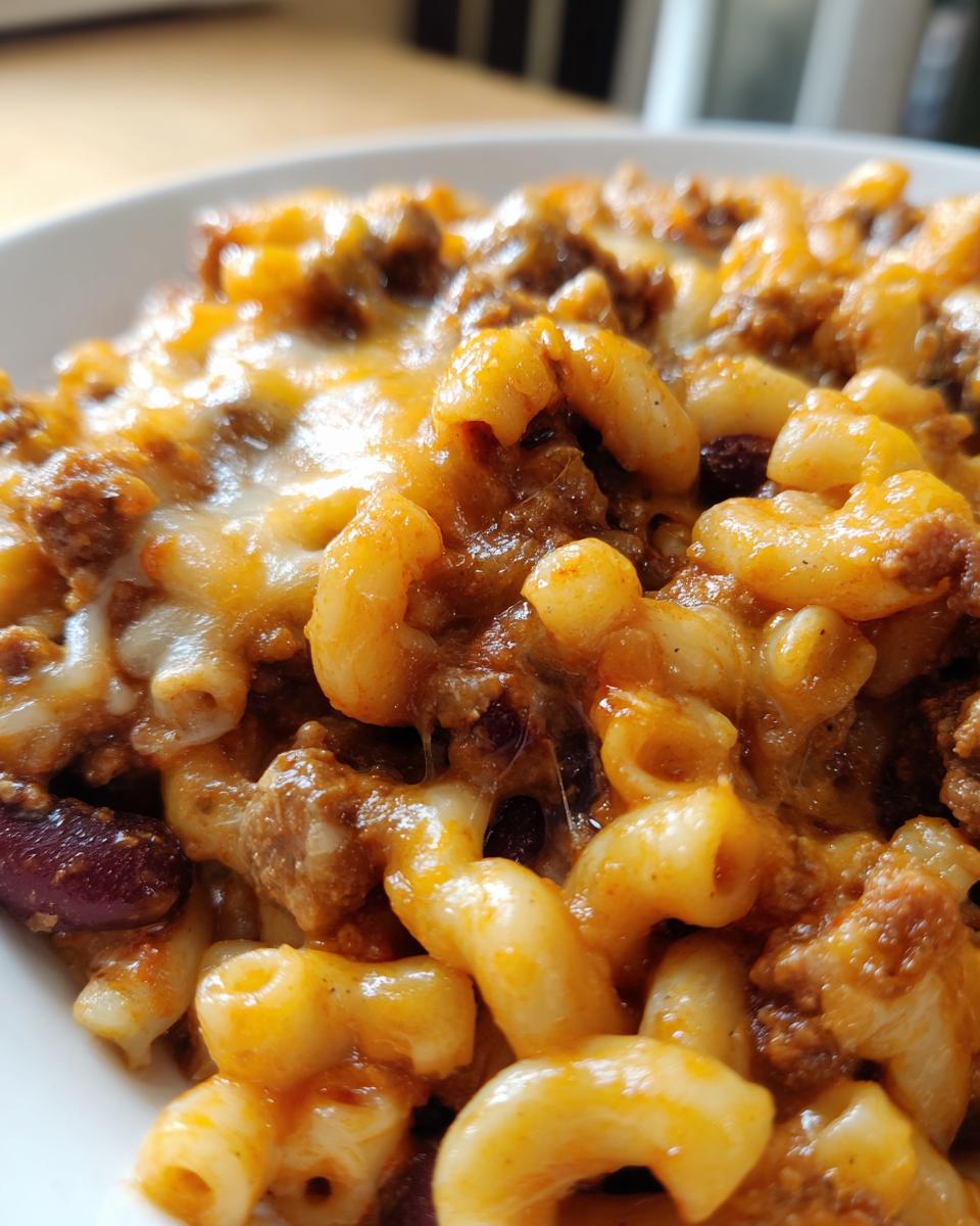 One-Pot Chili Mac and Cheese - detail 2