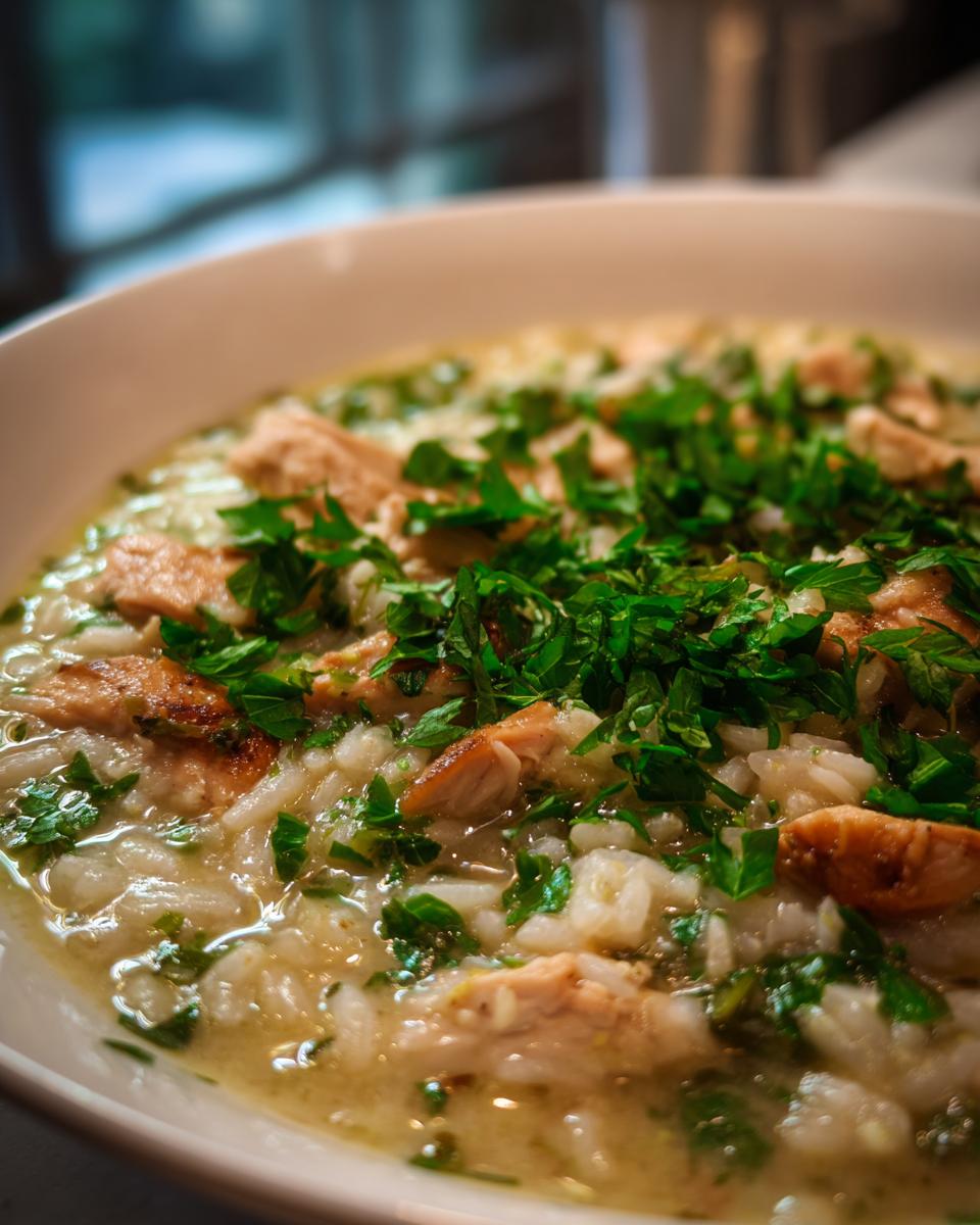 One-Pot Lemon Chicken Rice Soup (Avgolemono-Inspired) - detail 1