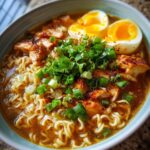 One-Pot Spicy Garlic Chicken Ramen (No Packet Needed)