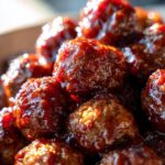 Quick Christmas Cranberry Meatballs