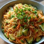 🥢 Refreshing Cold Mixed Noodles Recipe – Easy Summer Asian-Style Meal
