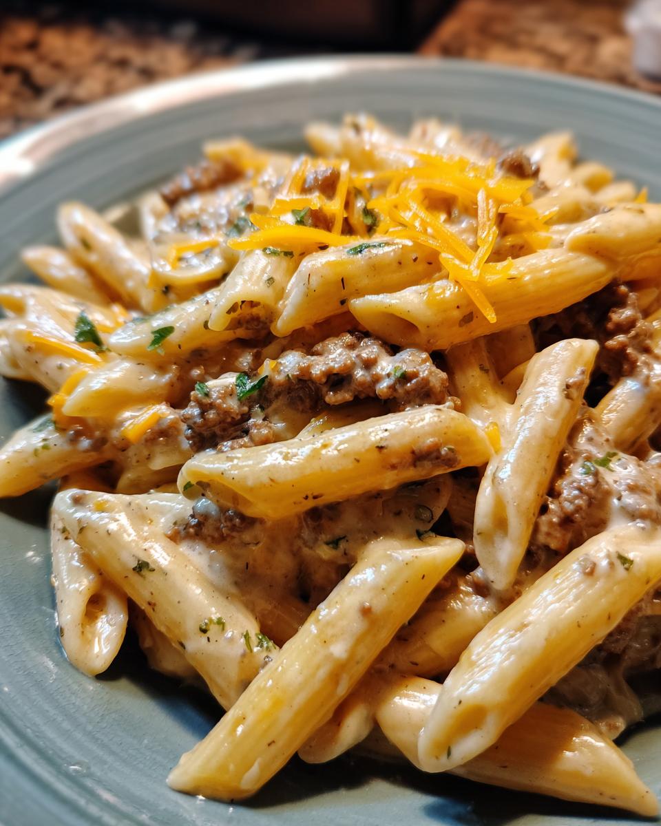 Satisfying Stovetop Creamy Beef Pasta Recipe - detail 2