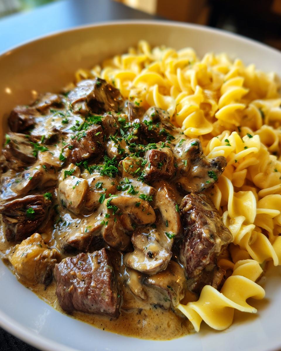 Skillet Beef Stroganoff (No Cream Soup) - detail 1