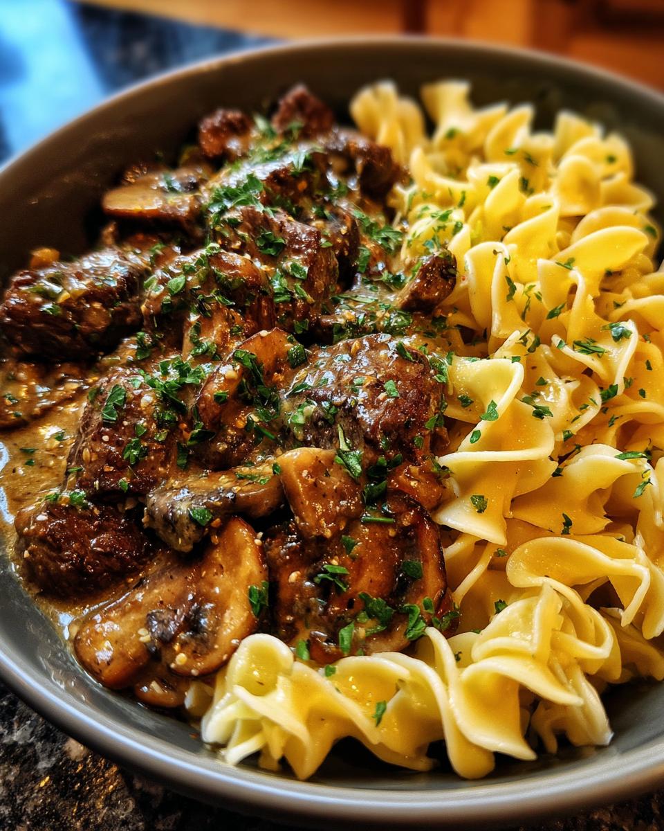 Skillet Beef Stroganoff (No Cream Soup) - detail 2
