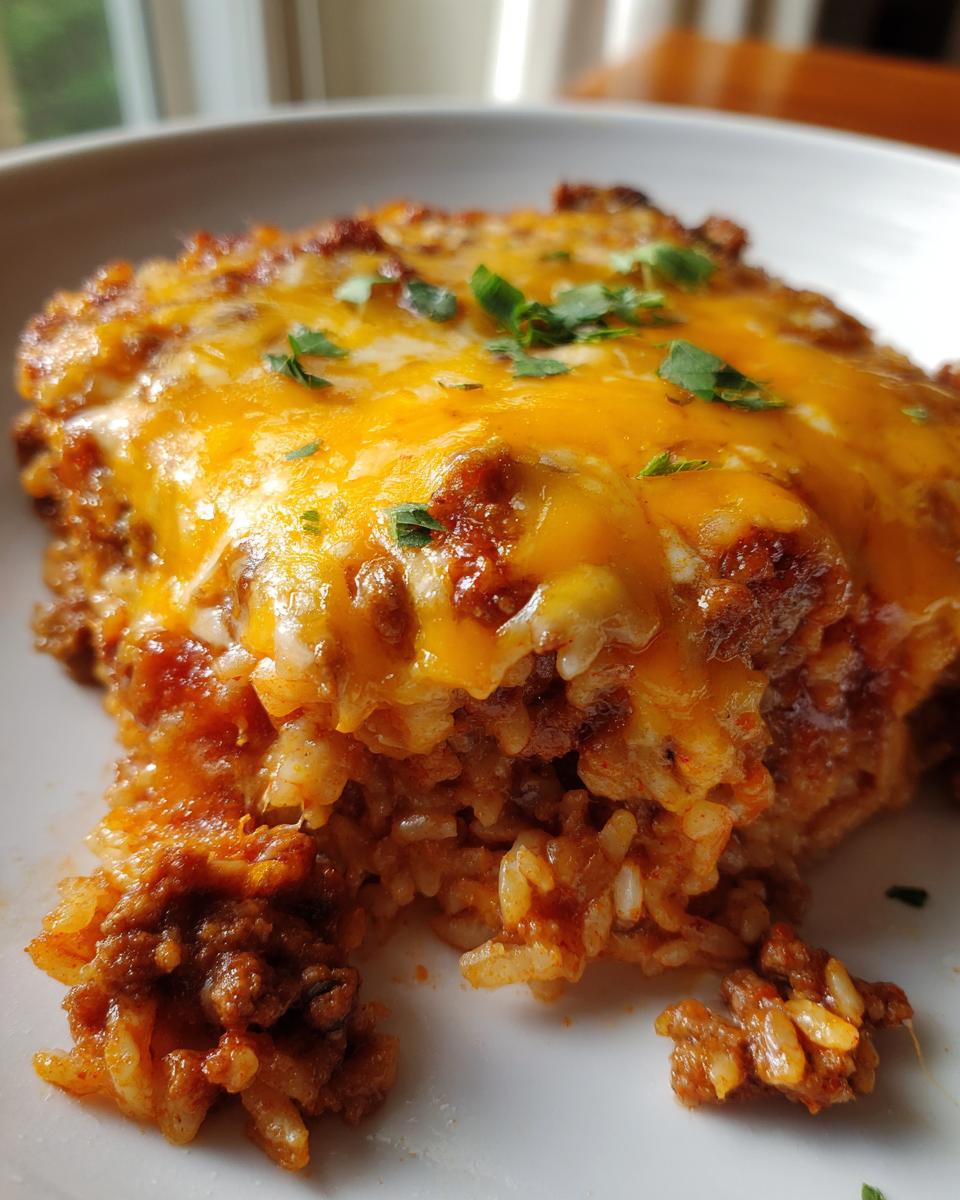 Tex-Mex Enchilada Rice Bake (Beef or Turkey) - detail 2