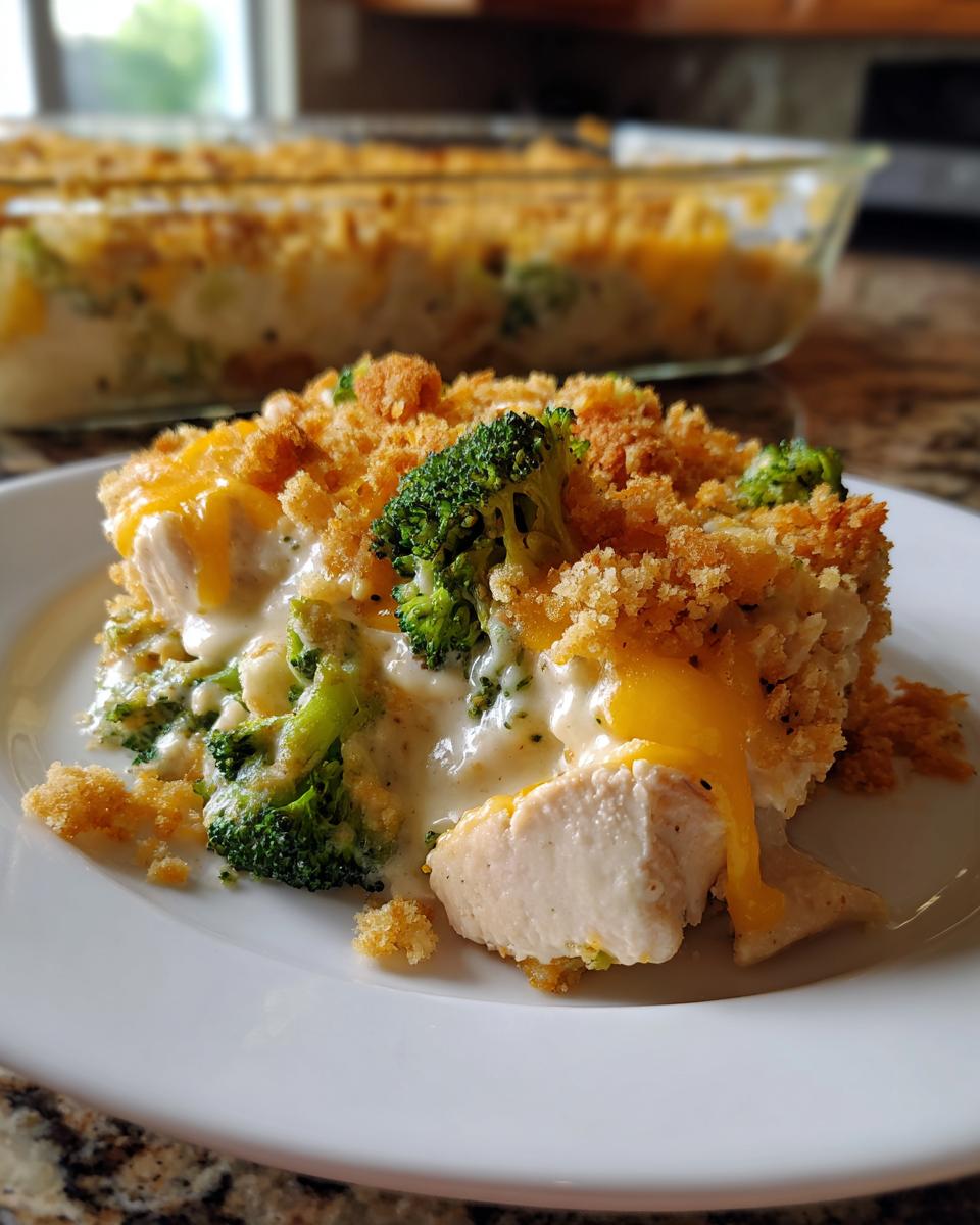 White Cheddar Broccoli Chicken Casserole - detail 1