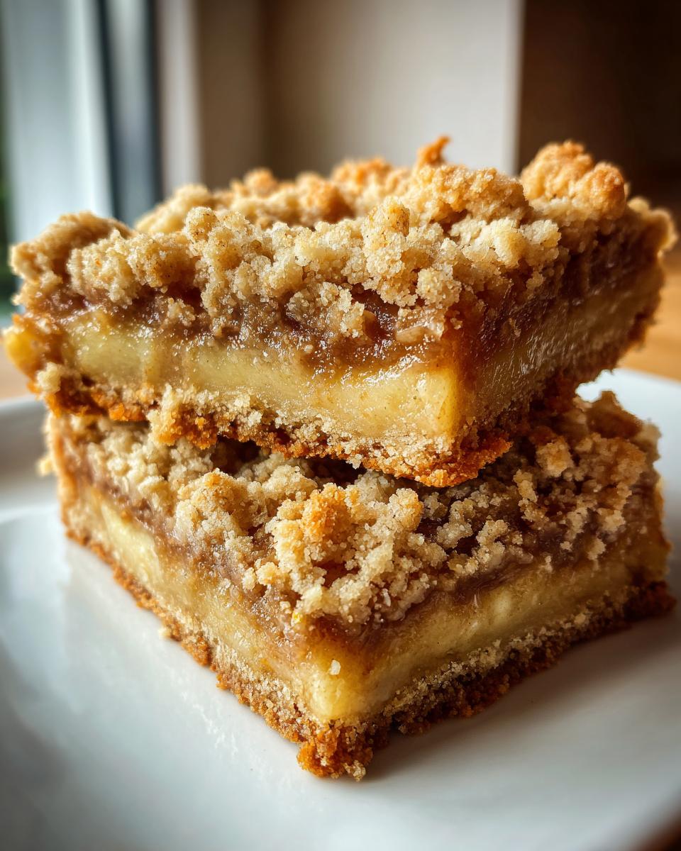 Apple Cinnamon Crumble Bars - detail 1