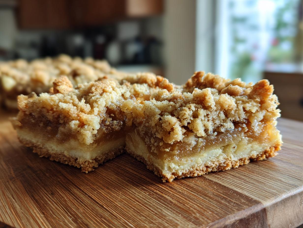 Apple Cinnamon Crumble Bars - detail 2