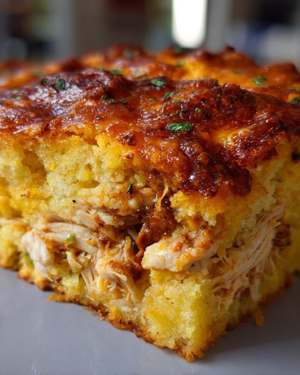 BBQ Chicken & Cornbread Casserole - detail 1