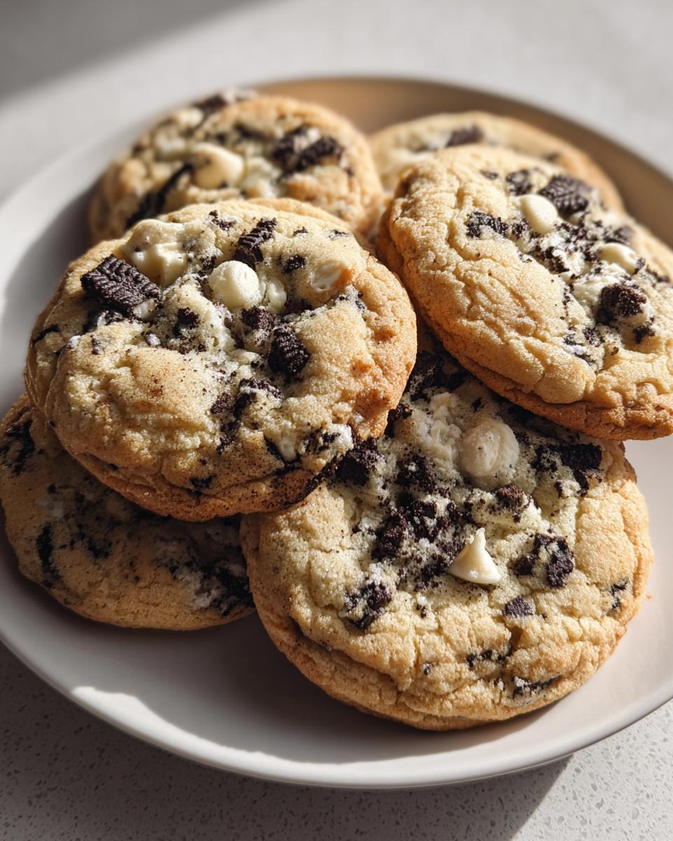 Bakery-Style White Chocolate Oreo Cookies - detail 2