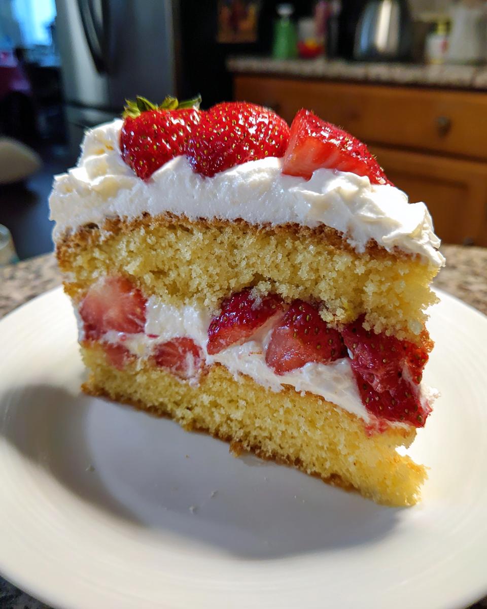 Best Ever Strawberry Shortcake Cake - detail 1