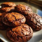 Brownie Cookies with Crackly Tops