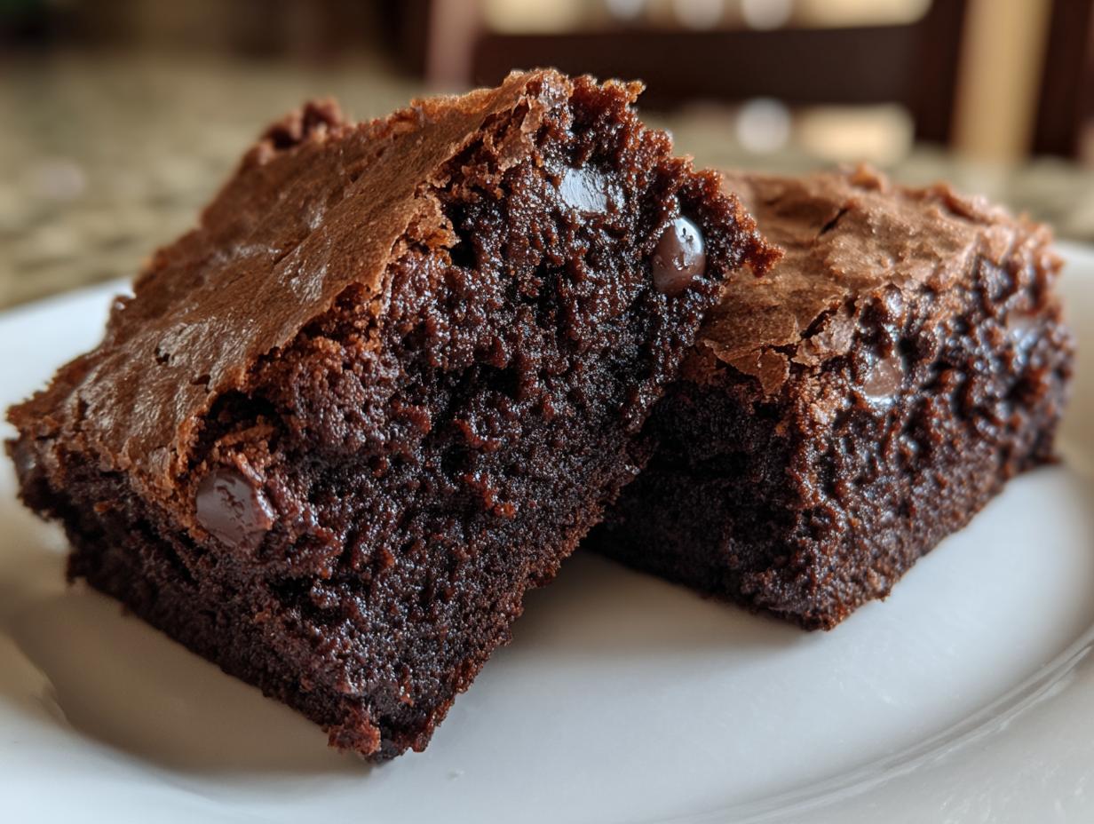 Chewy Chocolate Fudge Brownies - detail 2
