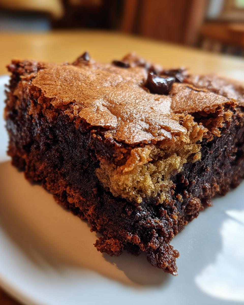 Chocolate Chip Cookie Brownies (Brookies) - detail 1
