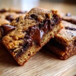 Chocolate Chunk Blondie Bars