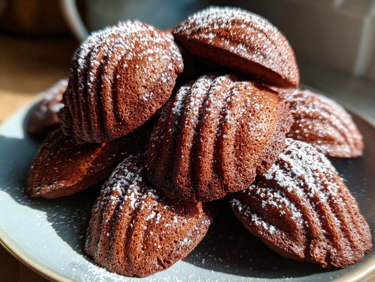 Chocolate Madeleines - detail 2