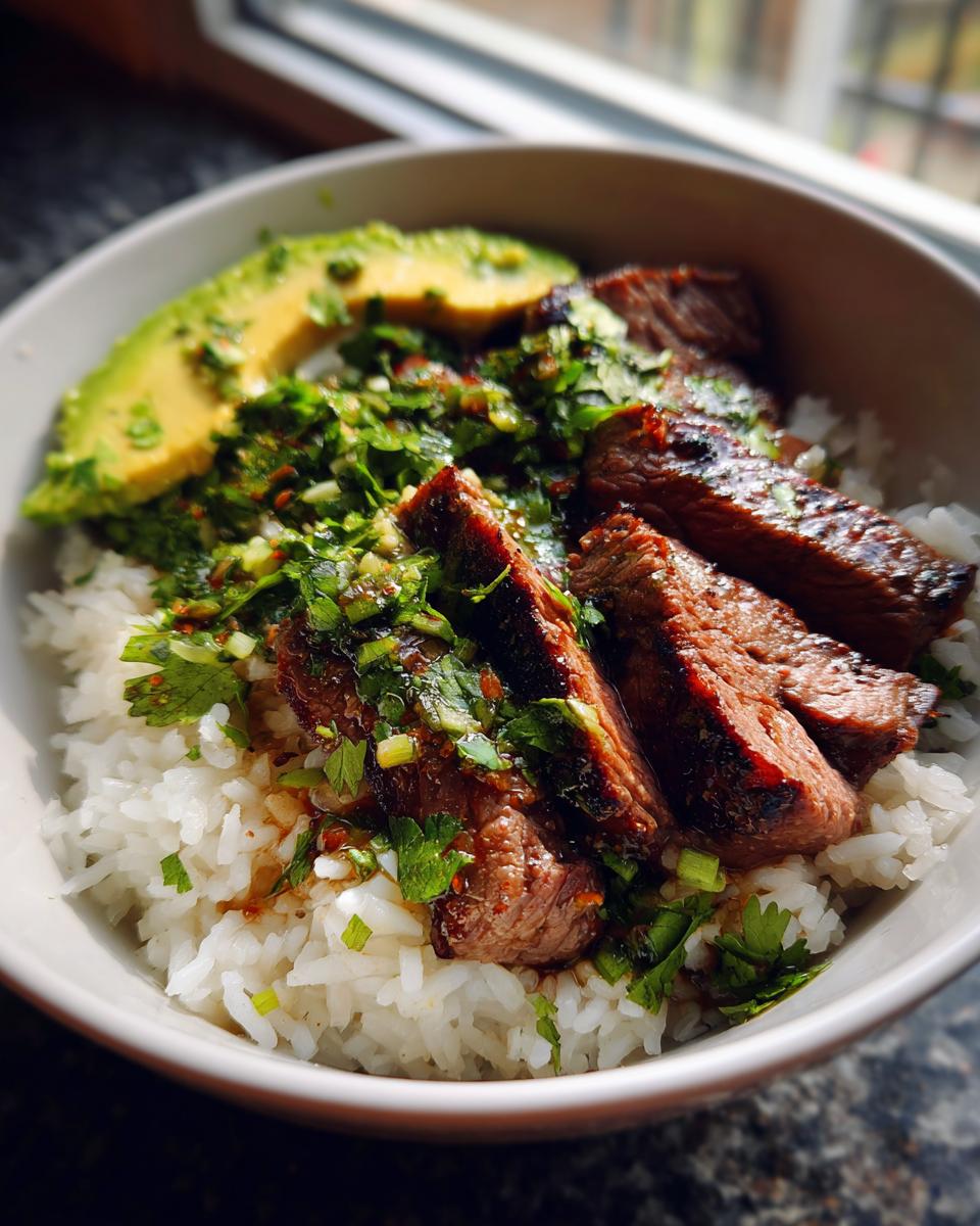 Cilantro Lime Steak & Rice Bowls - detail 1