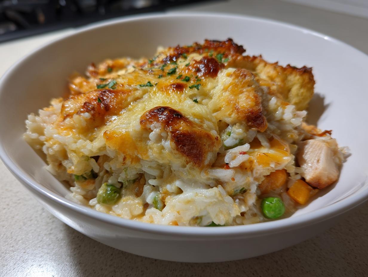 Cozy Baked Chicken & Rice Casserole (One Pan Family Dinner) - detail 2