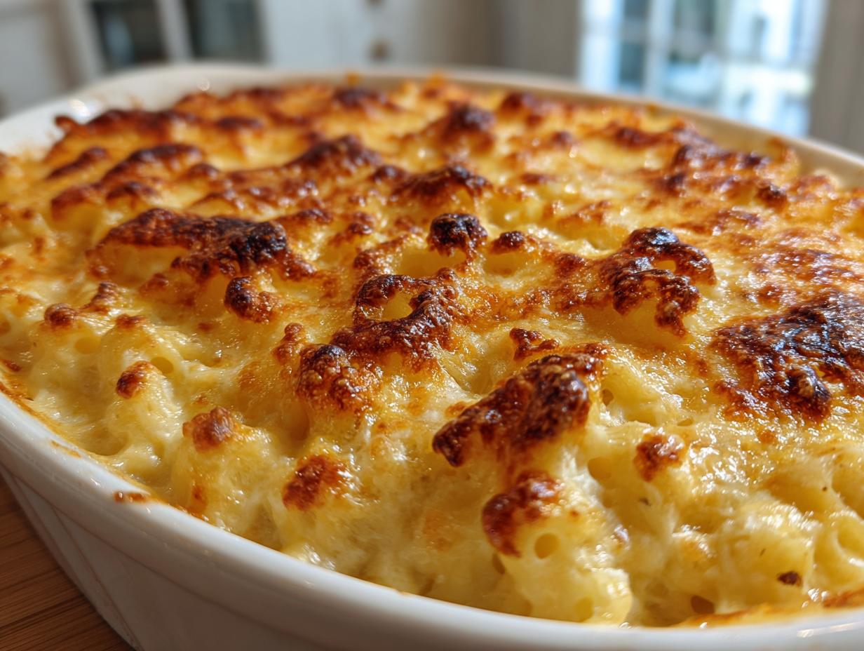 Creamy Baked Mac and Cheese Family Style - detail 2