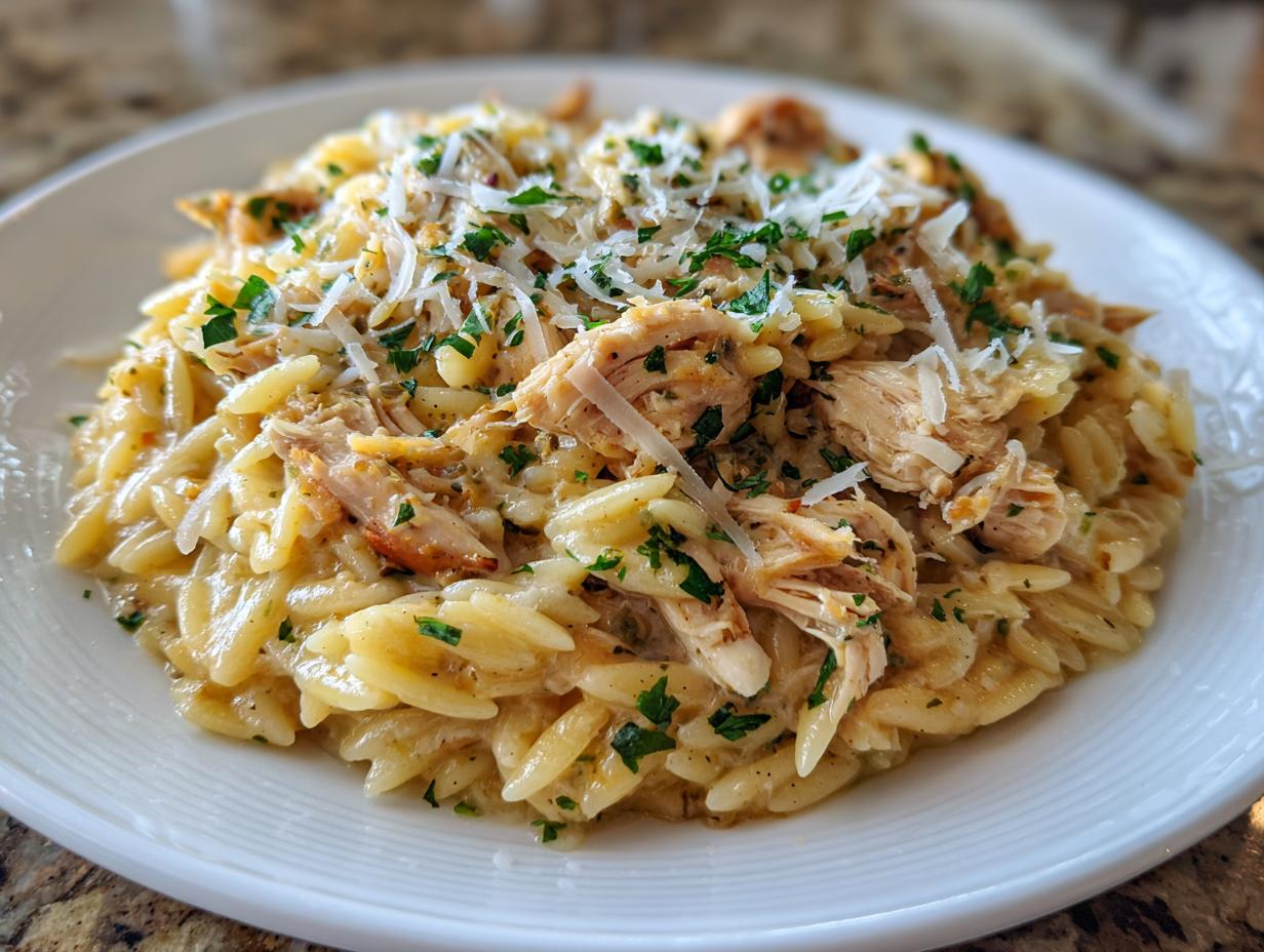 Creamy Chicken Orzo Dinner - detail 2