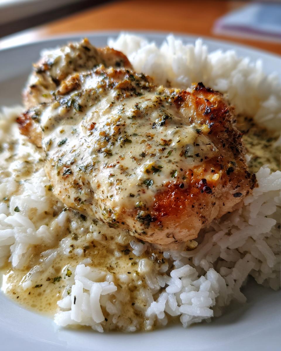 Creamy Garlic Chicken & Rice: Easy Dinner and Healthy Weeknight Meal - detail 1