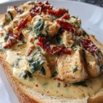 Creamy Tuscan Chicken with Bread