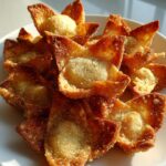 Crispy Garlic Parmesan Wonton Bites