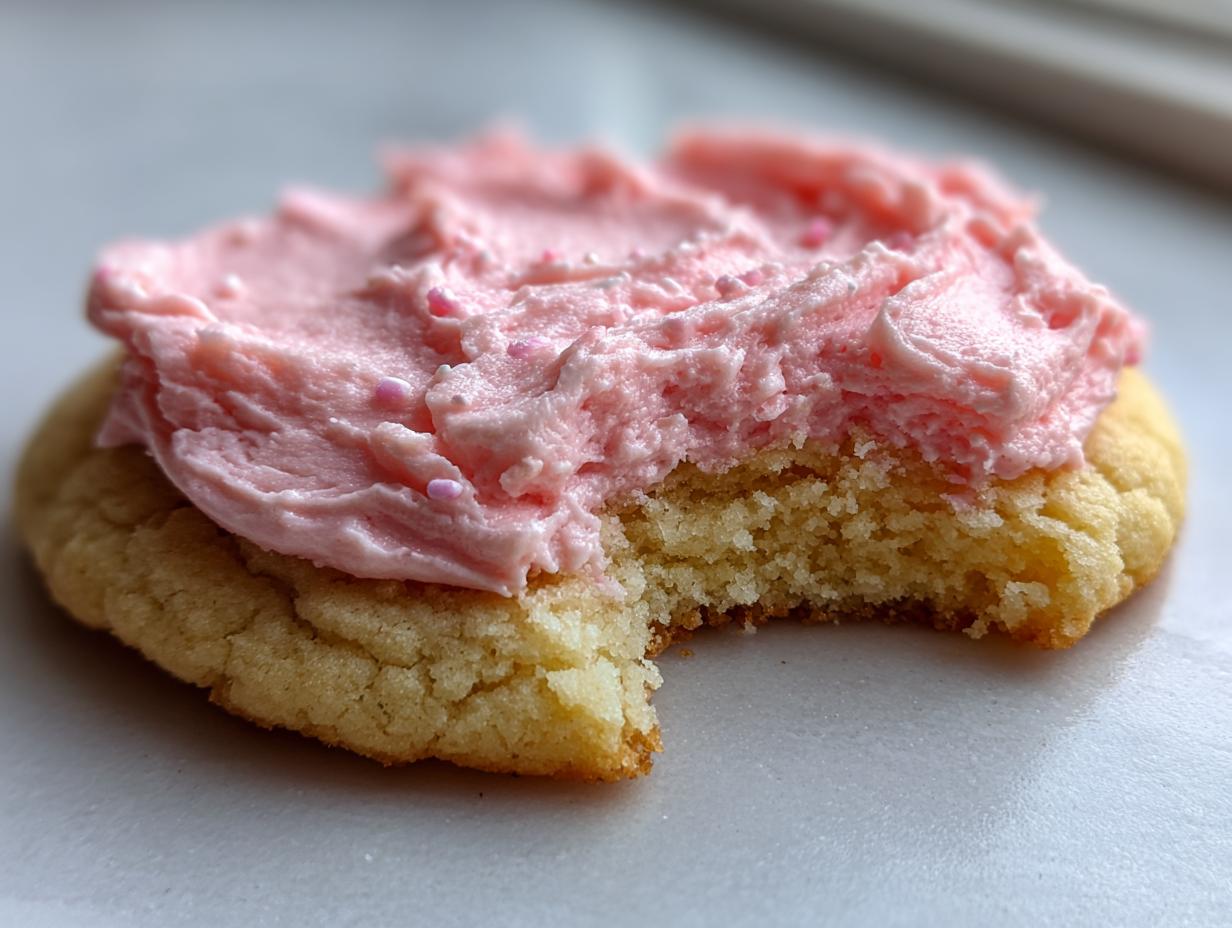 Crumbl Pink Sugar Cookie (Copycat) - detail 2