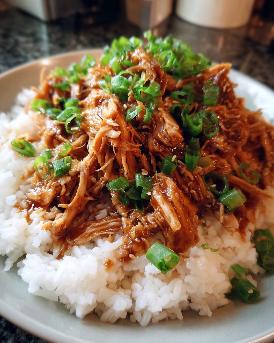 Dump and Go Crockpot Teriyaki Chicken - detail 2