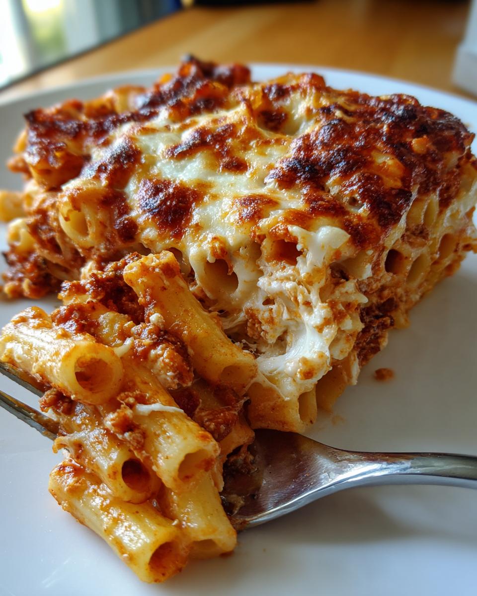 Easy Baked Ziti with Ricotta (Comfort Family Dinner) - detail 1
