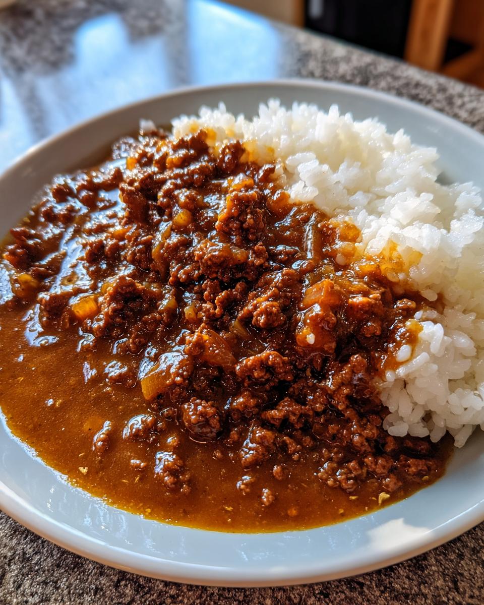 Easy Beef Gravy Rice Bowl - detail 1
