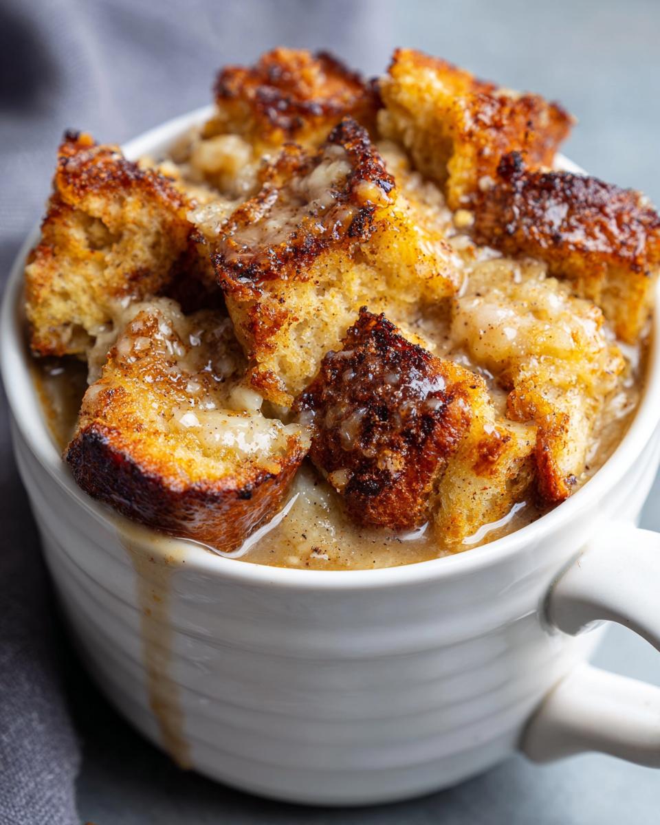 Easy Bread-Pudding Mug Dessert - detail 1