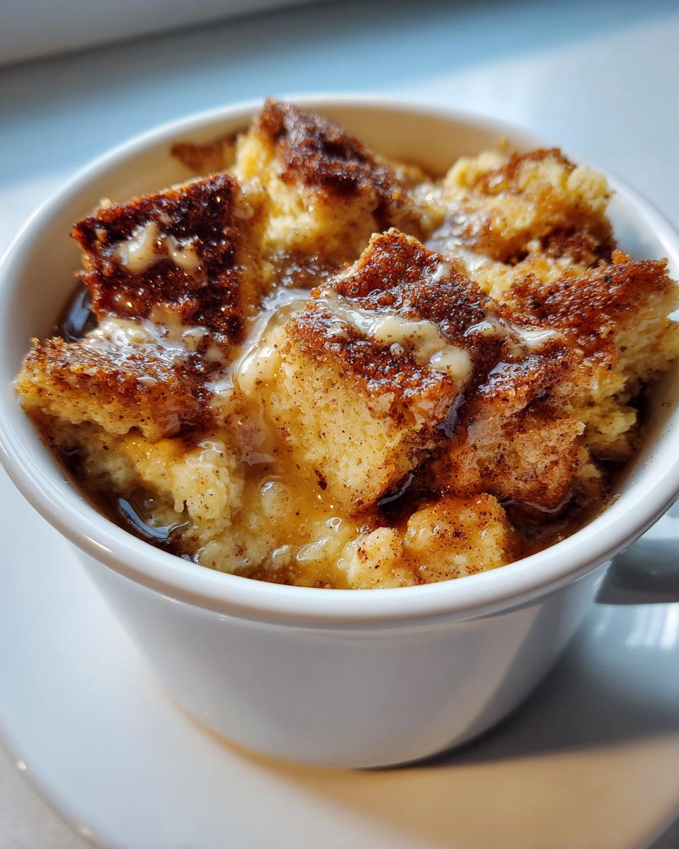 Easy Bread-Pudding Mug Dessert - detail 2