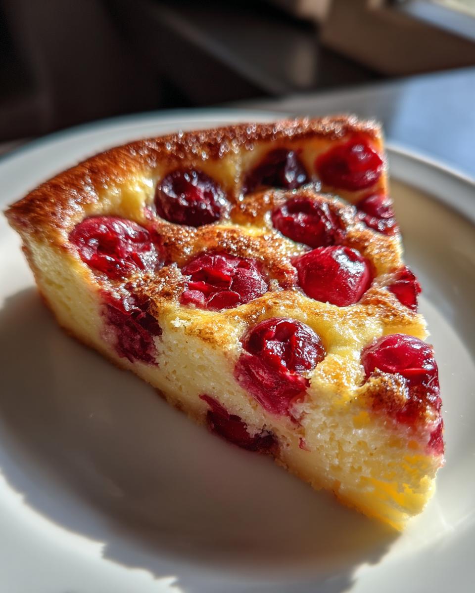 Easy Cherry Clafoutis - detail 1