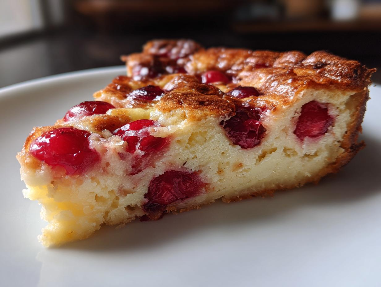 Easy Cherry Clafoutis - detail 2
