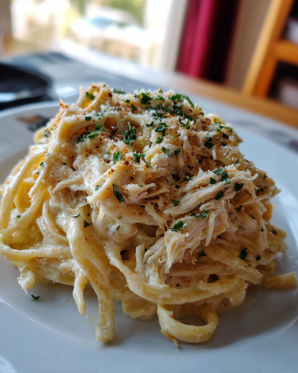 Easy Dump-and-Go Chicken Alfredo - detail 2
