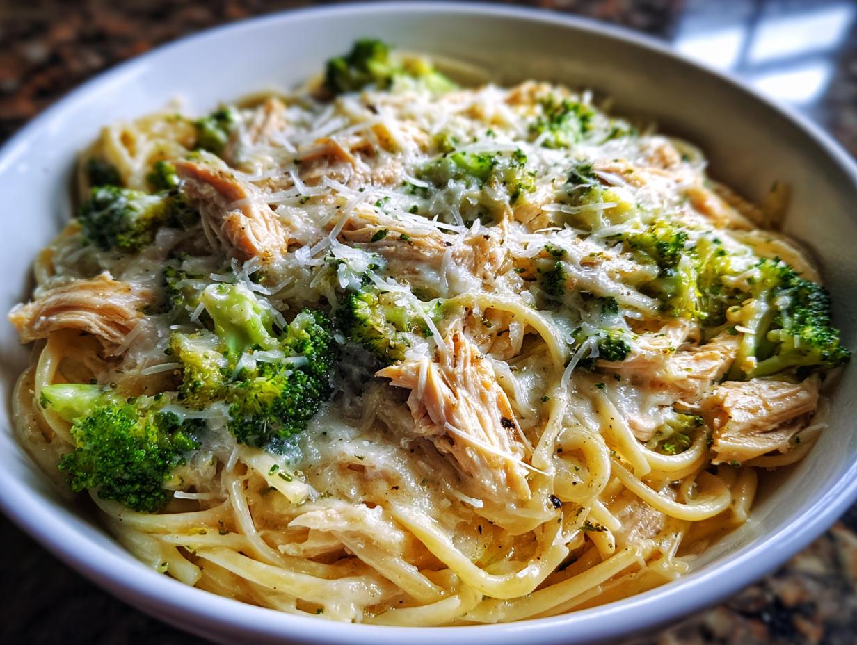 Easy Garlic Parmesan Chicken Pasta Recipe for a Healthy Dinner - detail 2