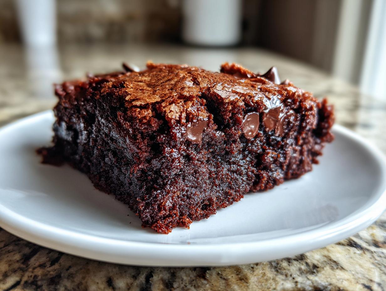 Eggless Fudgy Brownies (No Brown Sugar) - detail 2